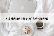 广东纯大胡麻将搭子（广东麻将打大胡）