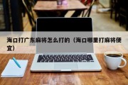 海口打广东麻将怎么打的（海口哪里打麻将便宜）