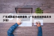 广东麻将最大胡牌番数（广东麻将胡牌最高多少倍）