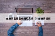 广东麻将富婆是谁图片高清（广东麻将视频）